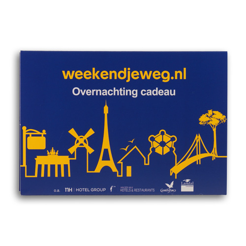 Fantasierijk Woord Kwelling Weekendjeweg.nl Cadeau Card bestellen